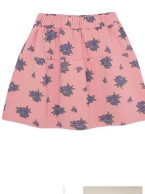 THE CAMPAMENTO PINK FLOWER SKIRT